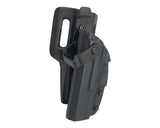 Iwo-Hest Black-Harrier SSS2007 Left Holster for Glock 17/19 pistols - Black