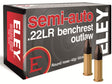 Eley Kleinkalibermunition .22 LR Round Nose Semi Auto Benchrest Outlaw