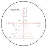 Vector Optics - Zielfernrohr Continental x8 3-24 SFP Zero Stop - 56 mm - Schwarz - SCOL-T50