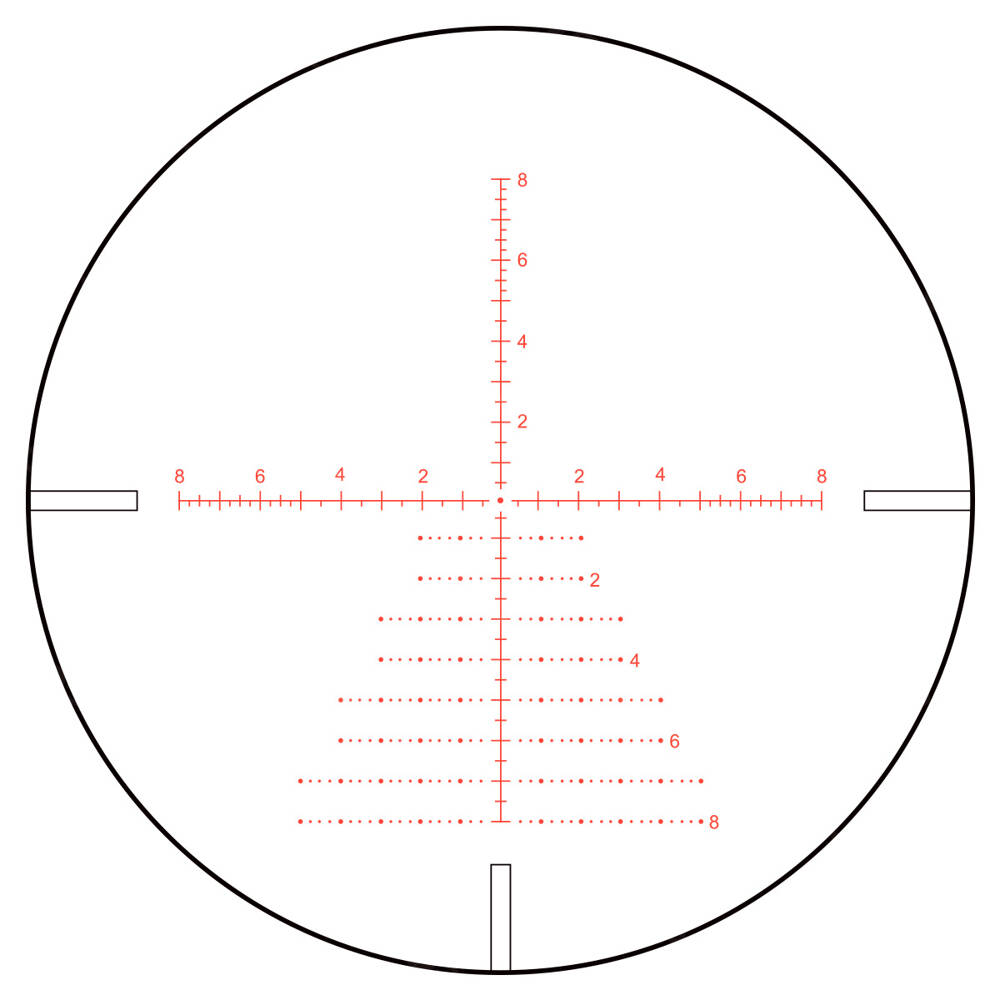 Vector Optics - Zielfernrohr Continental x8 3-24 SFP Zero Stop - 56 mm - Schwarz - SCOL-T50