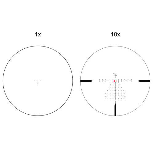 Vector Optics - Zielfernrohr Continental x10 ED CTR - 1-10x28 - 34 mm - Schwarz - SCFF-47