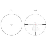 Vector Optics - Zielfernrohr Continental x10 ED CTR - 1-10x28 - 34 mm - Schwarz - SCFF-47