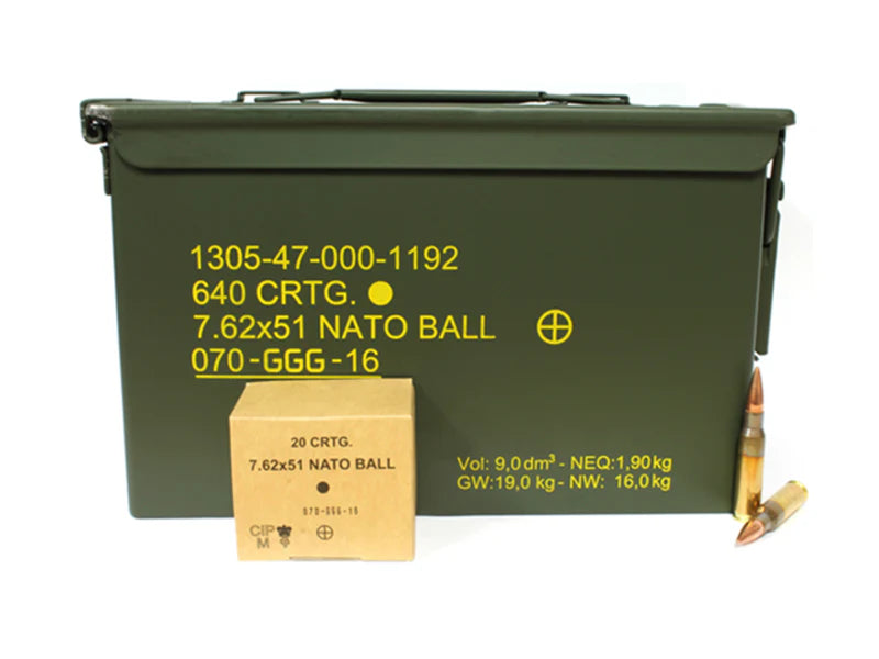 7.62 x 51 NATO BALL M80 GGG (.308 Win.)