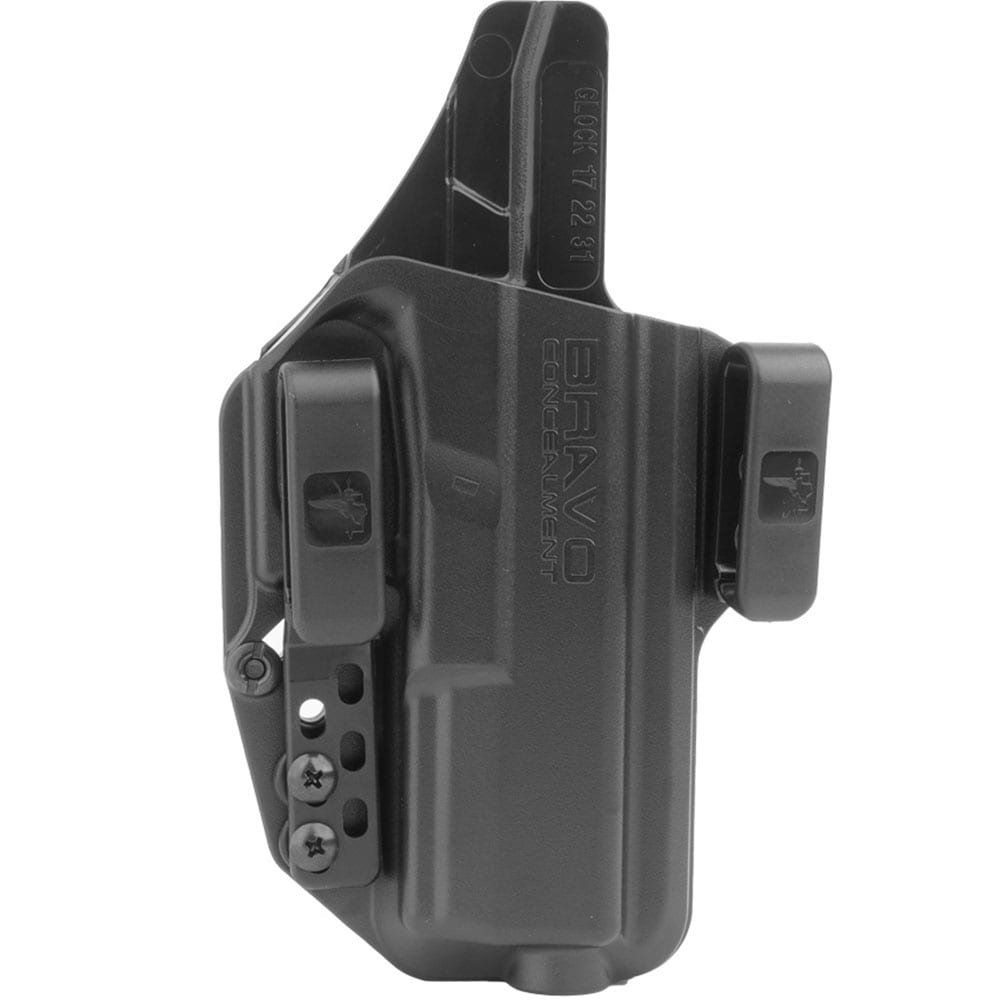 Bravo Concealment IWB Right-hand h=Holster for Glock 17/19/22/23/31/32/47 pistols - Black