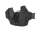 Doubletap Gear Kydex IWB Appendix Elastic Holster with pouch for Glock 17 pistols - Black