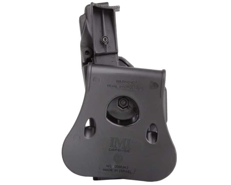 IMI Defense Level 3 Roto Paddle Holster for Glock 19/23/25/28/32 pistols - Black