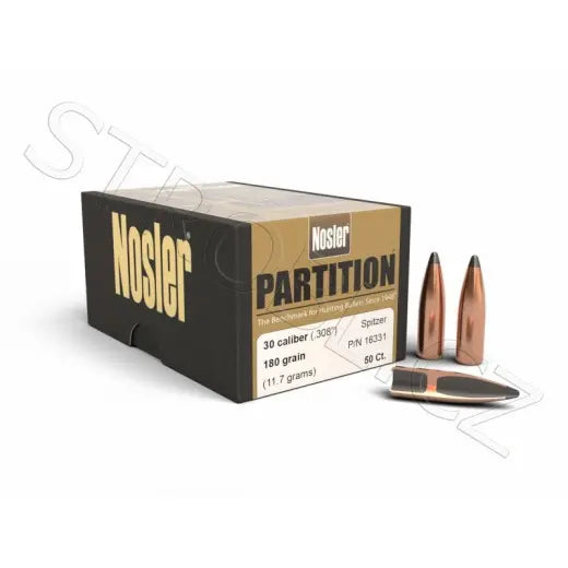 Geschosse Nosler Partition .30 cal, dia .308, 180grs