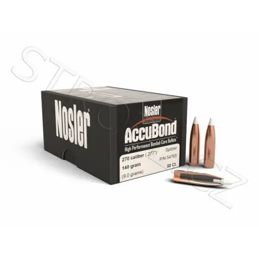 Geschosse Nosler AccuBond .270 cal, dia .277, 140grs