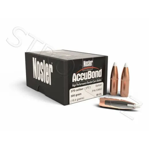 Geschosse Nosler AccuBond .375 cal, dia .375, 300grs