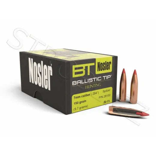 Geschosse Nosler Ballistic Tip Hunting 7mm, dia .284, 150grs