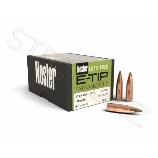Bleifrei Geschosse Nosler E-Tip .30 cal, dia .308, 150grs