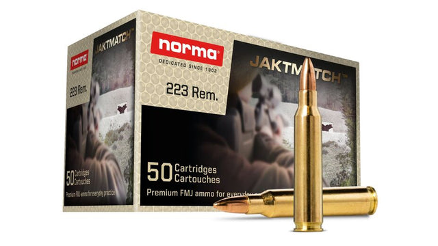 NORMA Jaktmatch .223 Remington FMJ 3,6g/55gr