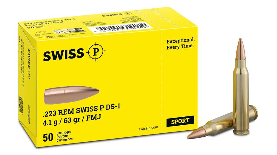 SWISS P .223 Rem. DS-1 4,1g/63gr