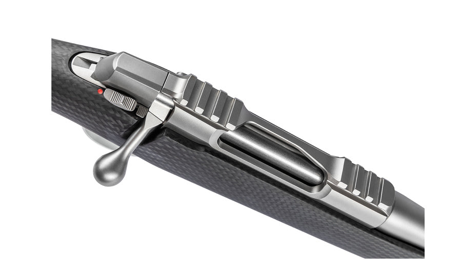 SAKO 90 PEAK stainless 8x57 IS, Lauflänge 22,4" kanneliert mit Mündungsbremse, Drall 9,5", 5-fach verstellbarer Direktabzug, 5 Schuss, Carbonschaft, ohne Visierung, MG M15x1