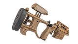SAKO TRG M10 .300 Norma Mag., field drab Cerakote, Lauflänge 27" 22mm kanneliert mit Mündungsbremse, Druckpunktabzug, 30 MOA M-LOK, Alu/Synthetikschaft klappbar mit verstellbarer Backe in field drab, 7 Schuss, MG M18X1