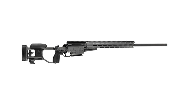 SAKO TRG 22 A1 6,5 Crd, phosphatiert, Lauflänge 26", 2-Stage Trigger, Alu-Klappschaft mit verstellbarer Schaftbacke in tungsten-grau, Picatinny-Schiene mit 30MOA, MG 5/8"-24 UNEF