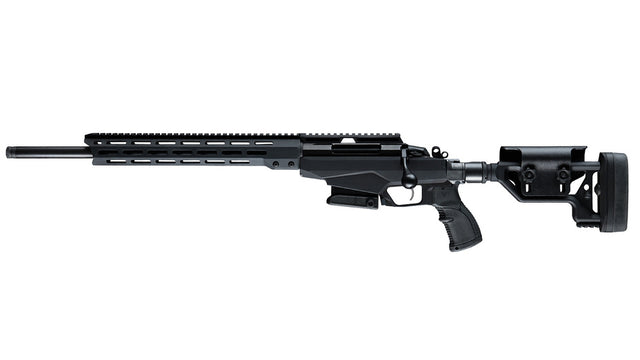 TIKKA T3x TACT A1, Linksversion, .308 Win. black Lauflänge 24" 10 Schuss MG 5/8"-24 UNEF Klappschaft
