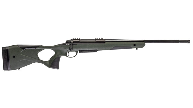 SAKO S20 HUNTER ROUGHTECH grün, .308 Win., tungsten Cerakote, Lauf 20" kanneliert 18mm, Direktabzug, 5 Schuss, Schaft Roughtech grün mit verstellbarer Backe, ohne Visierung, MG 5/8"-24
