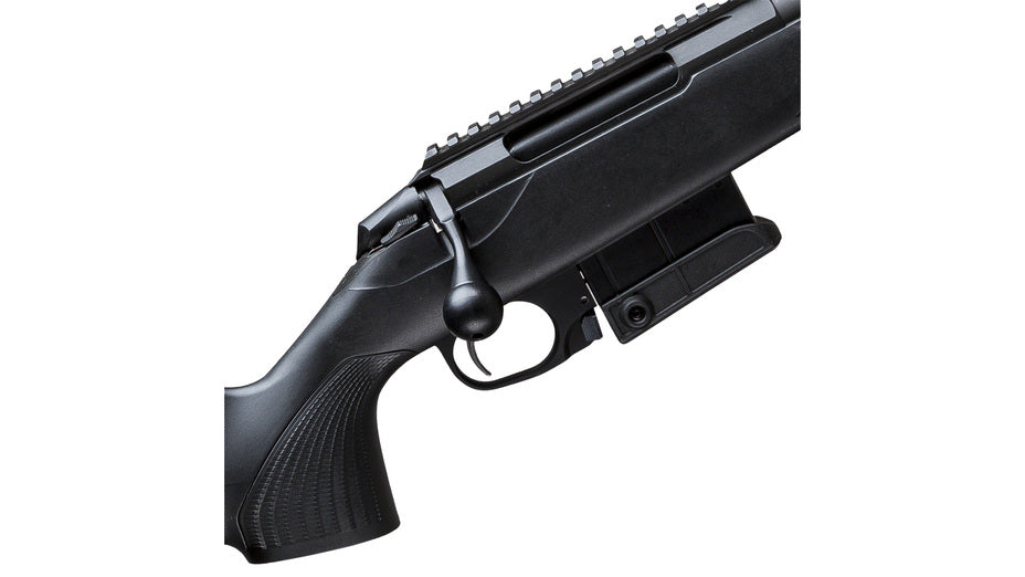 TIKKA T3x COMPACT TACTICAL RIFLE, .223 Rem., Black Steel, Lauflänge 20", Black, verstellbare Schaftbacke, MG 5/8"-24 UNEF