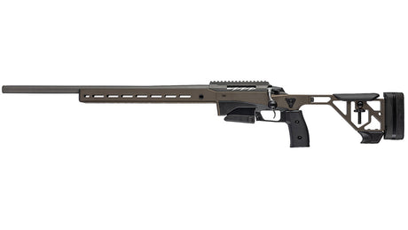 TIKKA T3x ACE TARGET .308 Win, Linksversion, Cerakote tungsten, Lauflänge 23,7", Verschluss kanneliert, Drall 10", Direktabzug, Schaft Cerakote midnight bronze, ohne Visierung, MG 5/8"-24