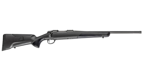 SAKO 90 ADVENTURE .22-250 Rem., tungsten Cerakote, Lauflänge 20" kanneliert, S90 Abzug, 5 Schuss, Glasfaserschaft mit verstellbarer Backe, ohne Visierung, MG M15x1