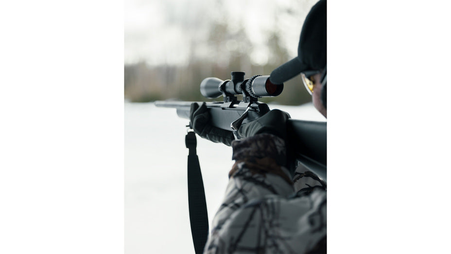 TIKKA T1x MTR .17HMR, schwarz, Linksversion, Lauflänge 20", Drall 9", Direktabzug, 10 Schuss, schwarzer Synthetikschaft, ohne Visierung, MG 1/2"-28UNEF