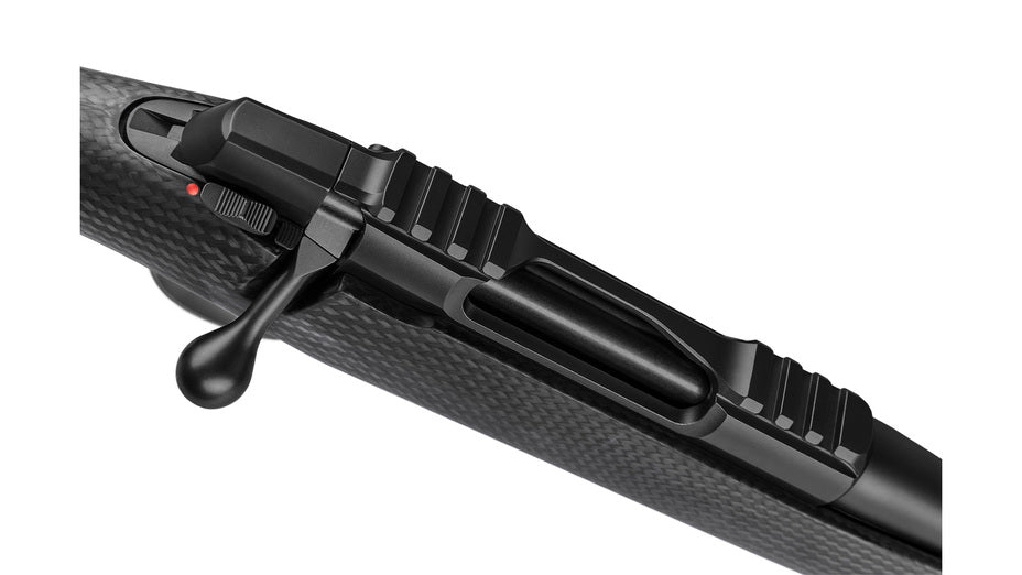 SAKO 90 PEAK BLACK .308 Win., Lauflänge 20" kanneliert schwarz Cerakote, Drall 10", 5-fach verstellbarer Direktabzug, 5 Schuss, Carbonschaft schwarz, ohne Visierung, MG M15x1