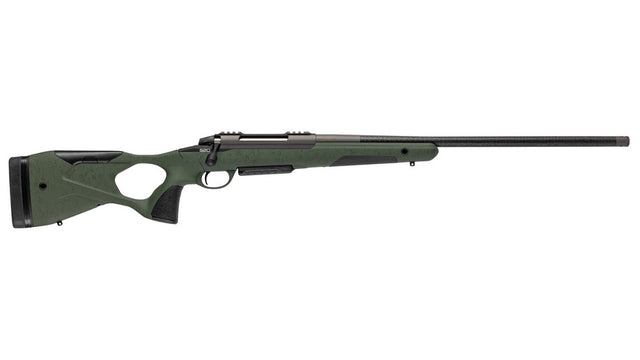 SAKO S20 HUNTER ROUGHTECH ULTRA .308 Win., tungsten Cerakote, Lauflänge 20", Edelstahllauf karbonbeschichtet mit Mündungsbremse, Drall 10", Direktabzug, verstellbarer Synthetikschaft in Roughtech grün, 5 Schuss, ohne Visierung, MG 5/8"-24