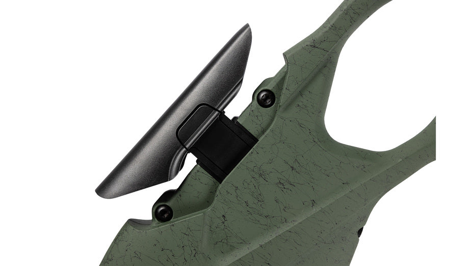 SAKO S20 HUNTER ROUGHTECH ULTRA .300 Win.Mag., tungsten Cerakote, Lauflänge 24", Edelstahllauf karbonbeschichtet mit Mündungsbremse, Drall 10", Direktabzug, verstellbarer Synthetikschaft in Roughtech grün, 3 Schuss, ohne Visierung, MG 5/8"-24
