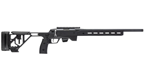 TIKKA T1x ACE TARGET .17 HMR, schwarz, Lauflänge 16", Drall 9", Direktabzug, 10 Schuss, Aluschaft mit verstellbarer Backe, ohne Visierung, 10 Schuss, MG 1/2"-20UNF