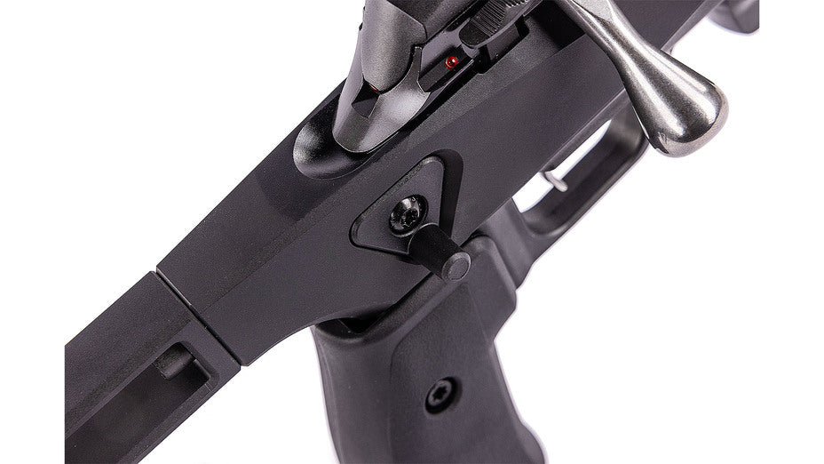 TIKKA T1x ACE TARGET .17 HMR, schwarz, Lauflänge 16", Drall 9", Direktabzug, 10 Schuss, Aluschaft mit verstellbarer Backe, ohne Visierung, 10 Schuss, MG 1/2"-20UNF