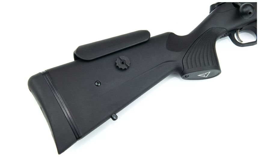 TIKKA T3x LITE ADJUSTABLE .223 Rem., schwarz, Lauflänge 20", Drall 8", Direktabzug, 4 Schuss, verstellbarer Synthetikschaft schwarz, ohne Visierung, MG M15x1