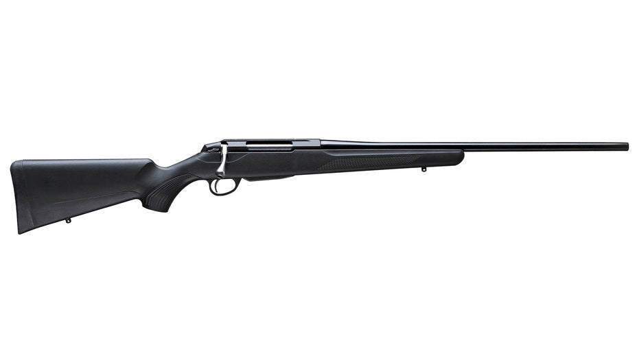 TIKKA T3x LITE .222 Rem., schwarz, Lauflänge 20", Drall 12", Direktabzug, 4 Schuss, Synthetikschaft schwarz, ohne Visierung, MG M15x1