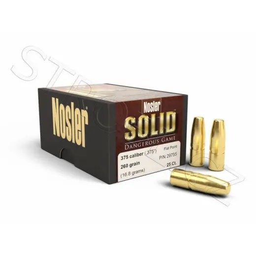 Geschosse Nosler FP Solid .375 cal, dia .375, 260grs