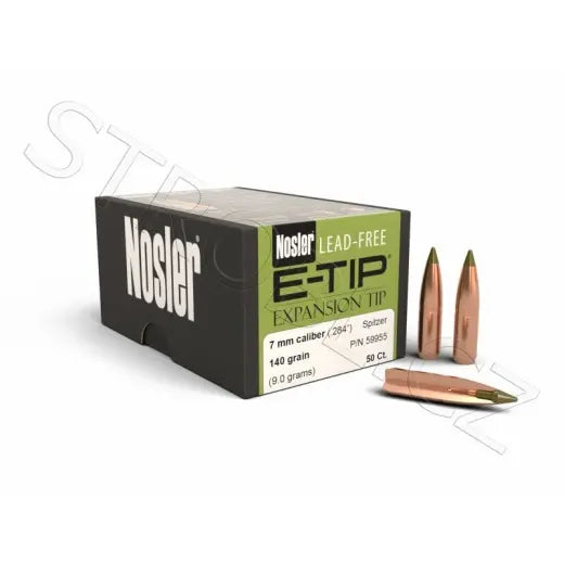 Bleifrei Geschosse Nosler E-Tip 7mm, dia .284, 140grs