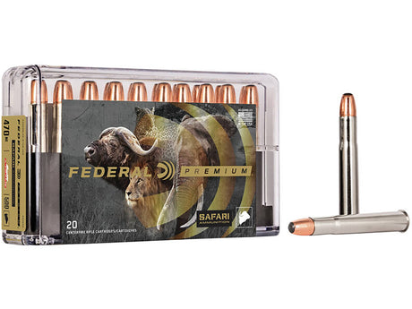 Federal Büchsenmunition Premium .470 N.E. 32,4g Swift A-Frame Safari