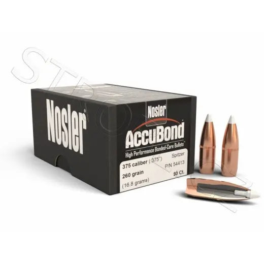 Geschosse Nosler AccuBond .375 cal, dia .375, 260grs