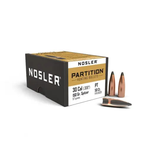 Geschosse Nosler Partition .30 cal, dia .308, 150grs