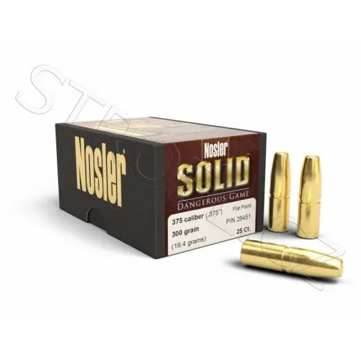 Geschosse Nosler FP Solid .375 cal, dia .375, 300grs