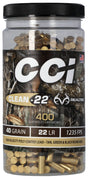 CCI Kleinkalibermunition .22 LR 2,60g Lead Round Nose Target Clean, Realtree, a 400STK