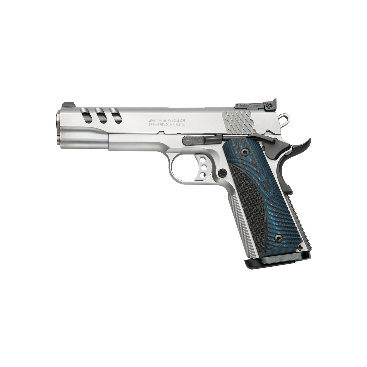 Smith & Wesson Pistole SW1911 .45 Auto Silber