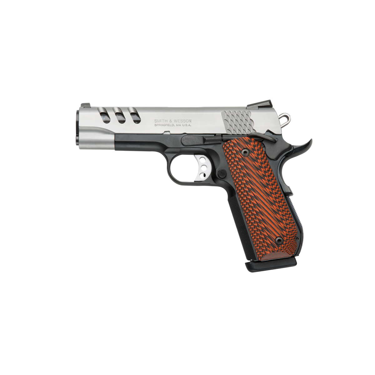 Smith & Wesson Pistole SW1911 .45 Auto Silber