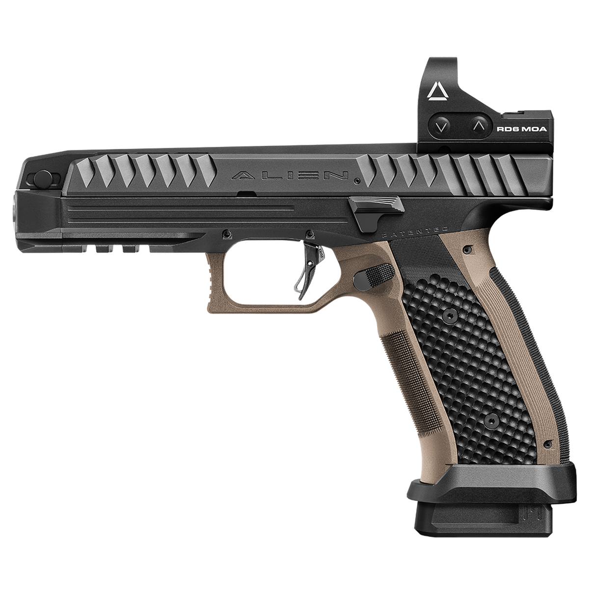 Laugo Arms Pistole Alien Full Kit 9 x 19 1/2"x28 UNEF Grün