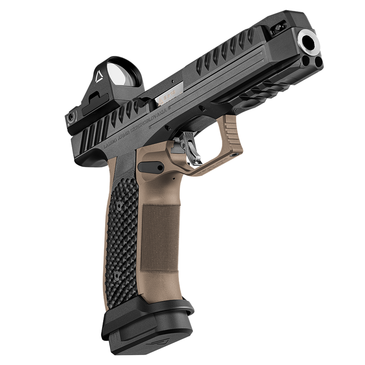 Laugo Arms Pistole Alien Full Kit 9 x 19 1/2"x28 UNEF Grün