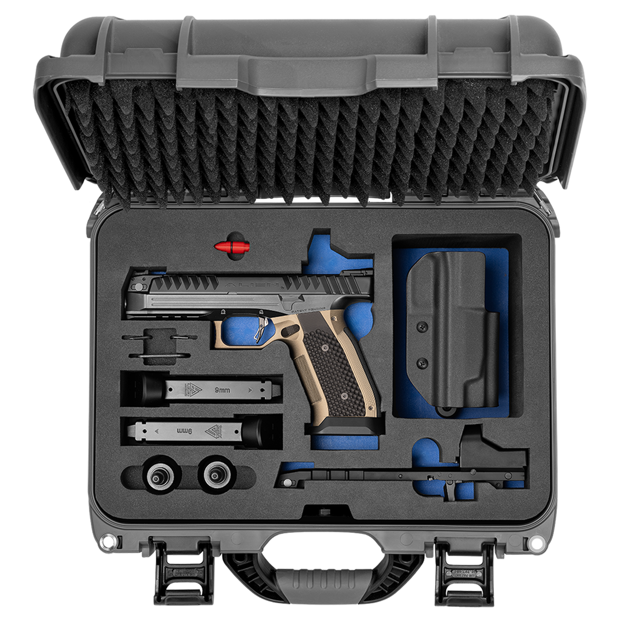 Laugo Arms Pistole Alien Full Kit 9 x 19 1/2"x28 UNEF Grün