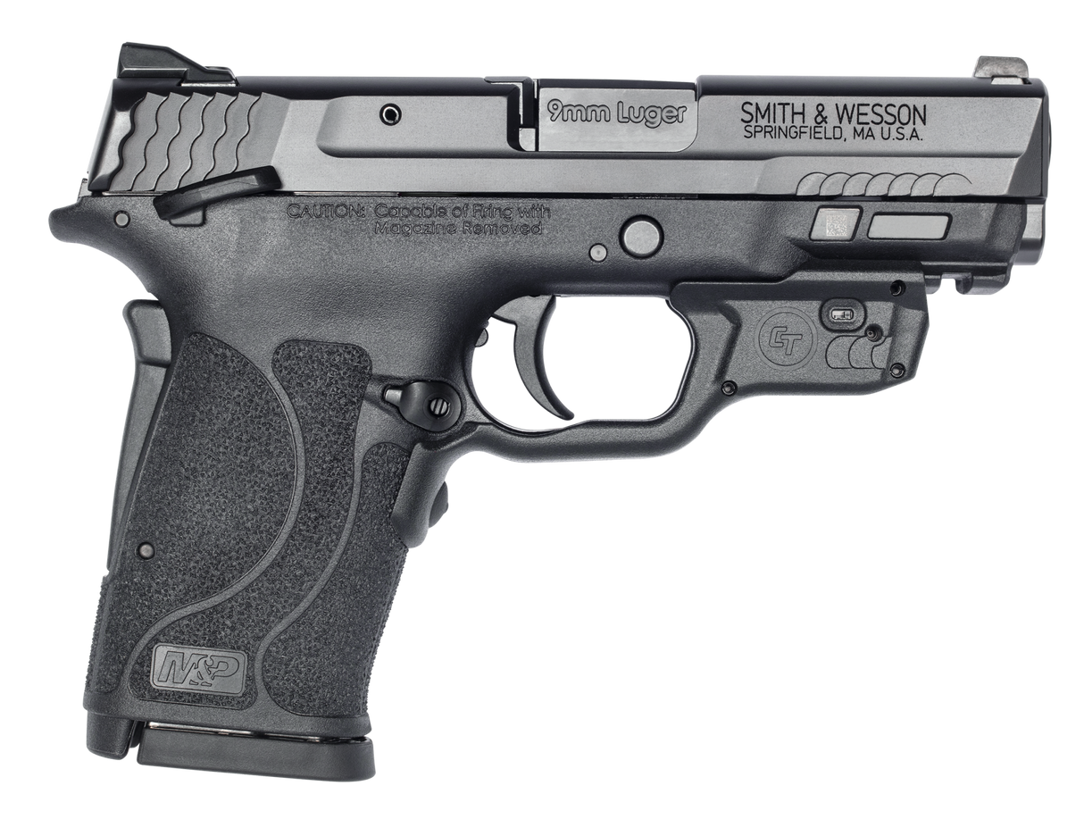 Smith & Wesson Pistole M&P 9 Shield EZ 9 x 19 Schwarz mit Crimson Trace Laser