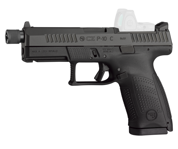 CZ Pistole P-10 C OR SR 9 x 19 1/2"x28 UNEF Schwarz