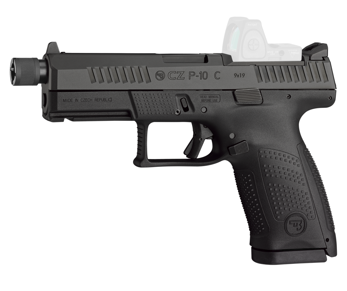 CZ Pistole P-10 C OR SR 9 x 19 1/2"x28 UNEF Schwarz