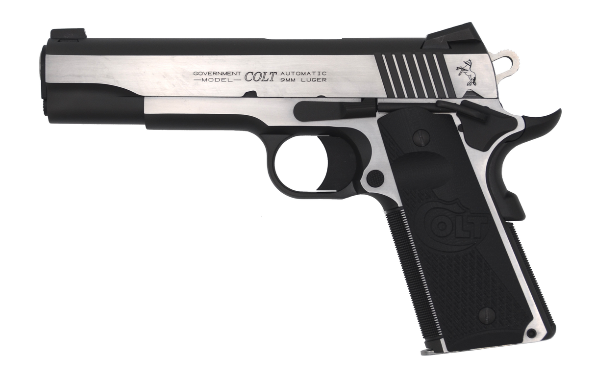 Colt Pistole Combat Elite Government .45 Auto Silber