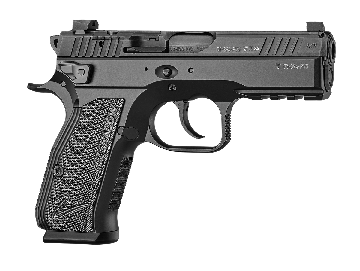 CZ Pistole Shadow 2 Compact 9 x 19 Schwarz Carry, decocker safety